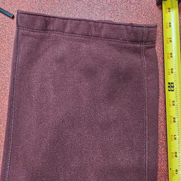 Y2K Abercrombie & Fitch Spellout Sweatpants Men's Small Burgundy Casual Lounge - Picture 9 of 11